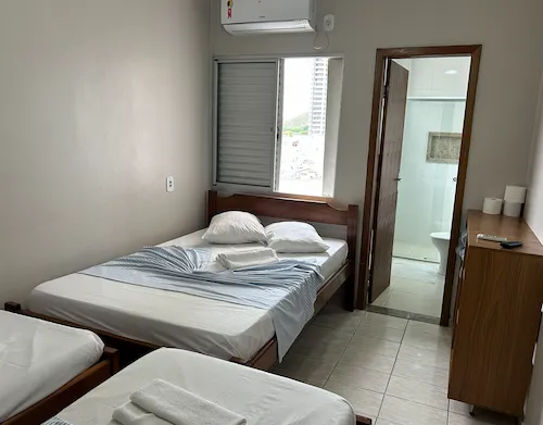 Suíte Quádrupla do Hotel Campos em Aparecida